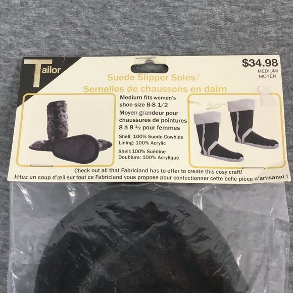 Suede Slipper Soles - Picture 1 of 5